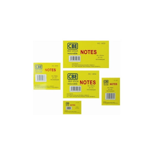 CBE Self Stick Notepad
